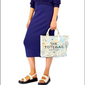 Hazel Scuba Tube Skirt - Blue Navy size Small